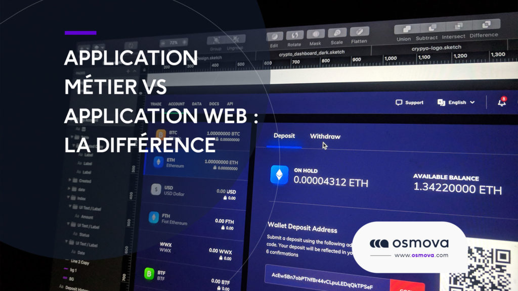 Application métier vs application web