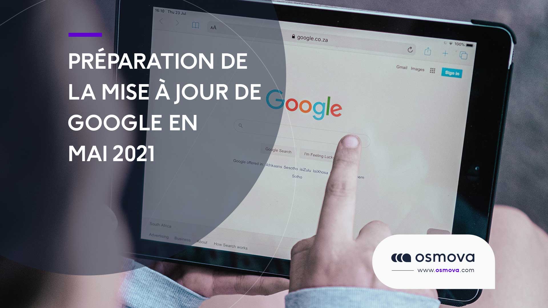 Préparation de la mise à jour Google en mai 2021