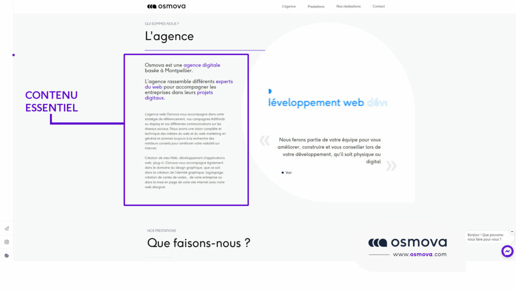 Agence création site e-commerce à Montpellier Osmova