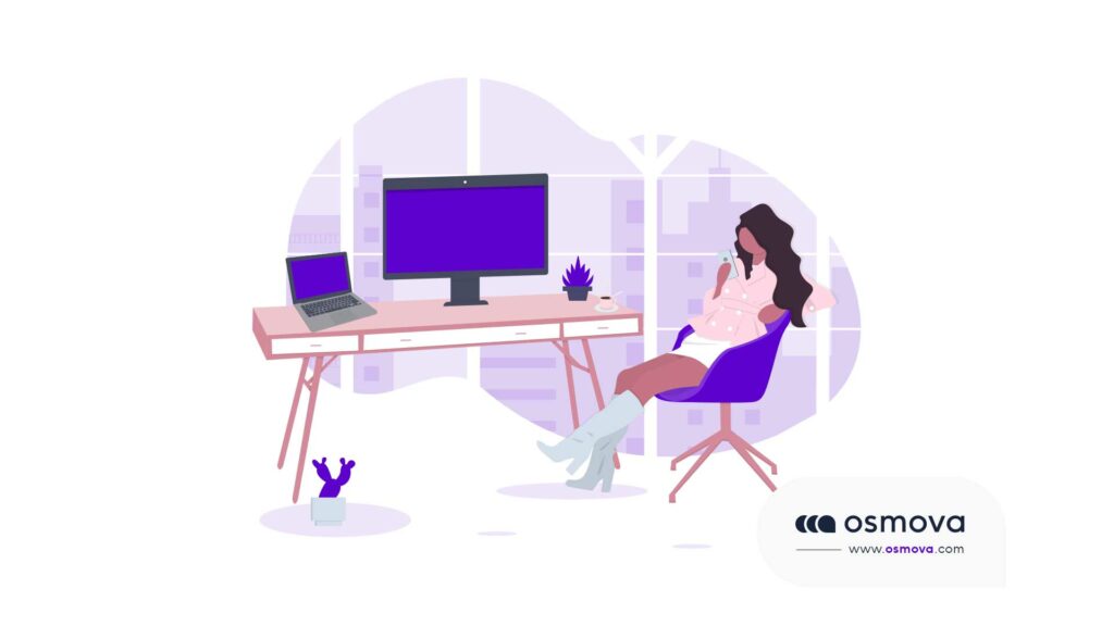 webdesigner flat design