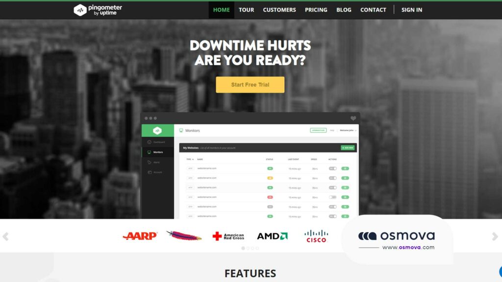 Monitoring de site web