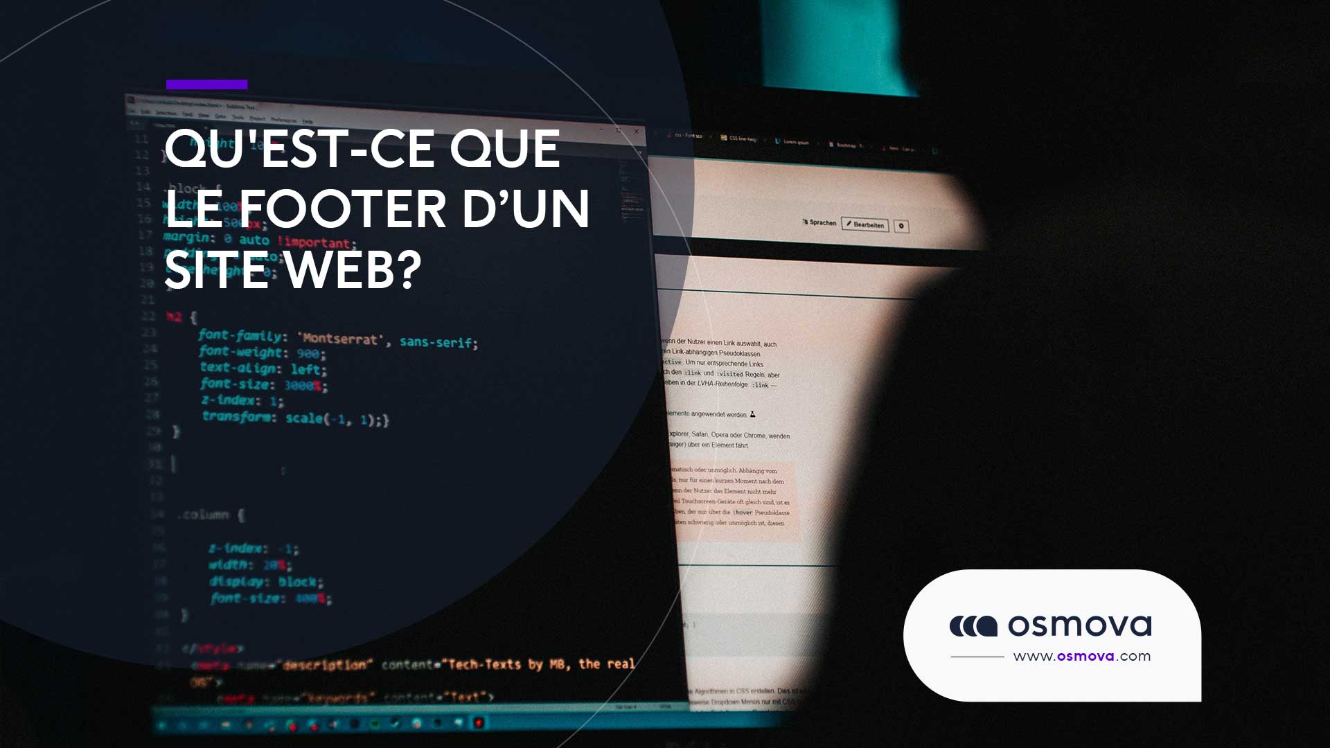 Qu&rsquo;est-ce que le footer ?