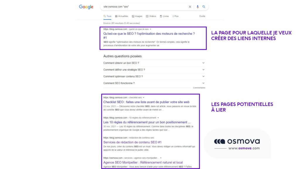 liens internes pour le seo
