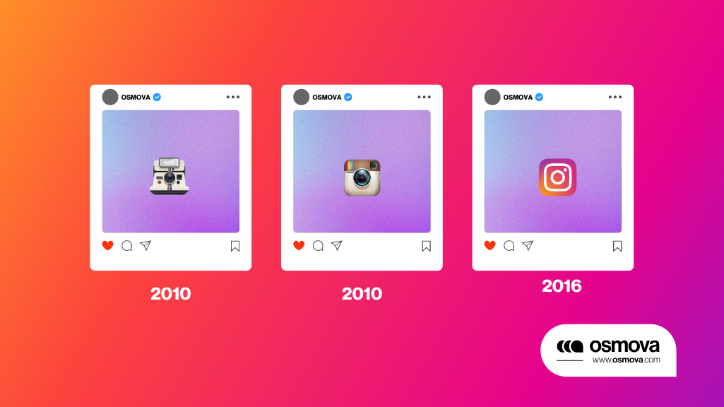 l'histoire du logo d'instagram